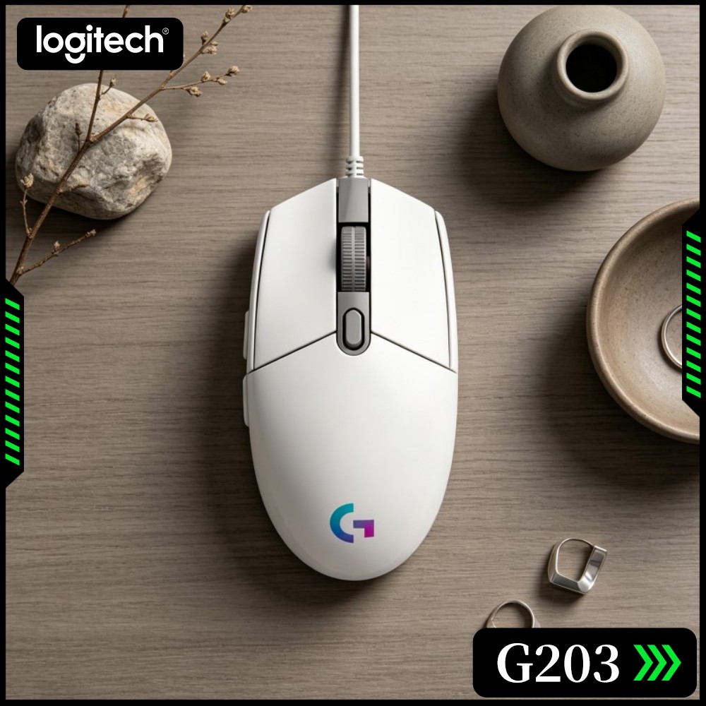 Logitech Mouse G203 - Logitech G203 Kablolu Oyun Mouse'u Dayanıklı