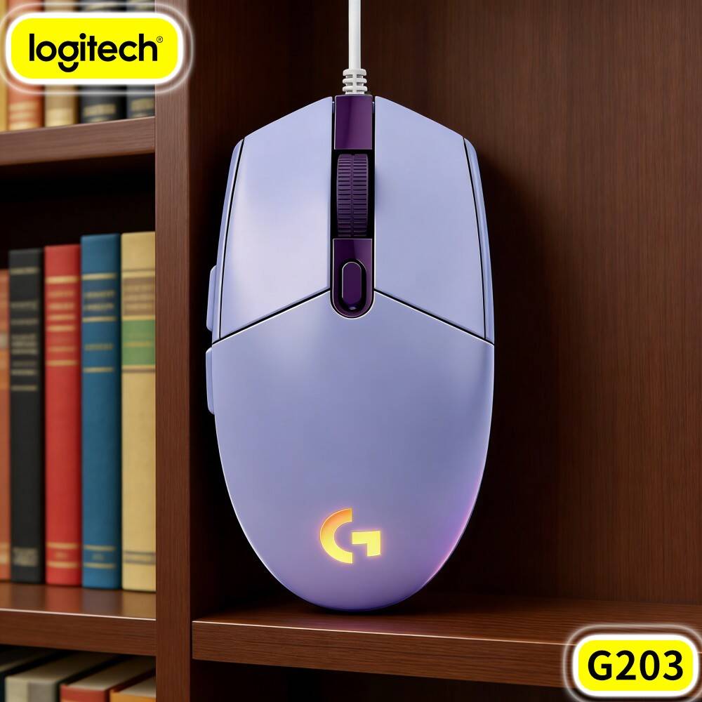 Logitech Mouse G203 - Logitech G203 Kablolu Oyun Mouse'u Pratik