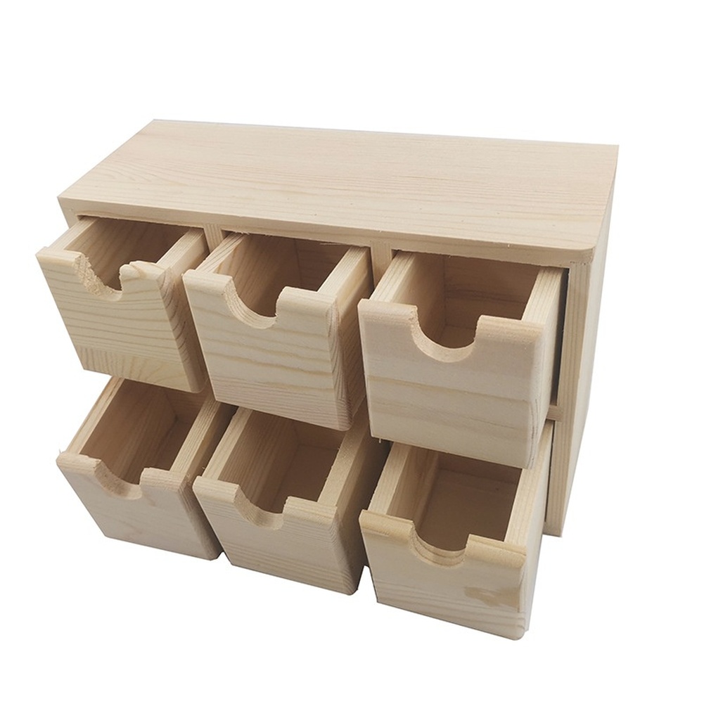 Desk Setup Design - Altı Çekmeceli ve Sürgülü Kapaklı Ahşap