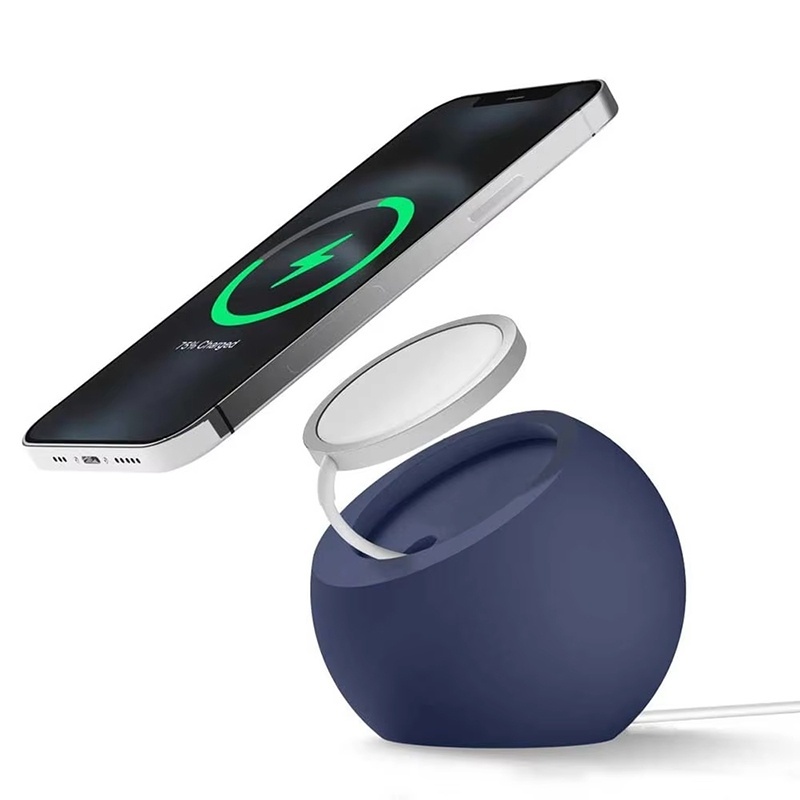 Desk Setup Apple - Top Şeklinde Manyetik Silikon Şarj Masası