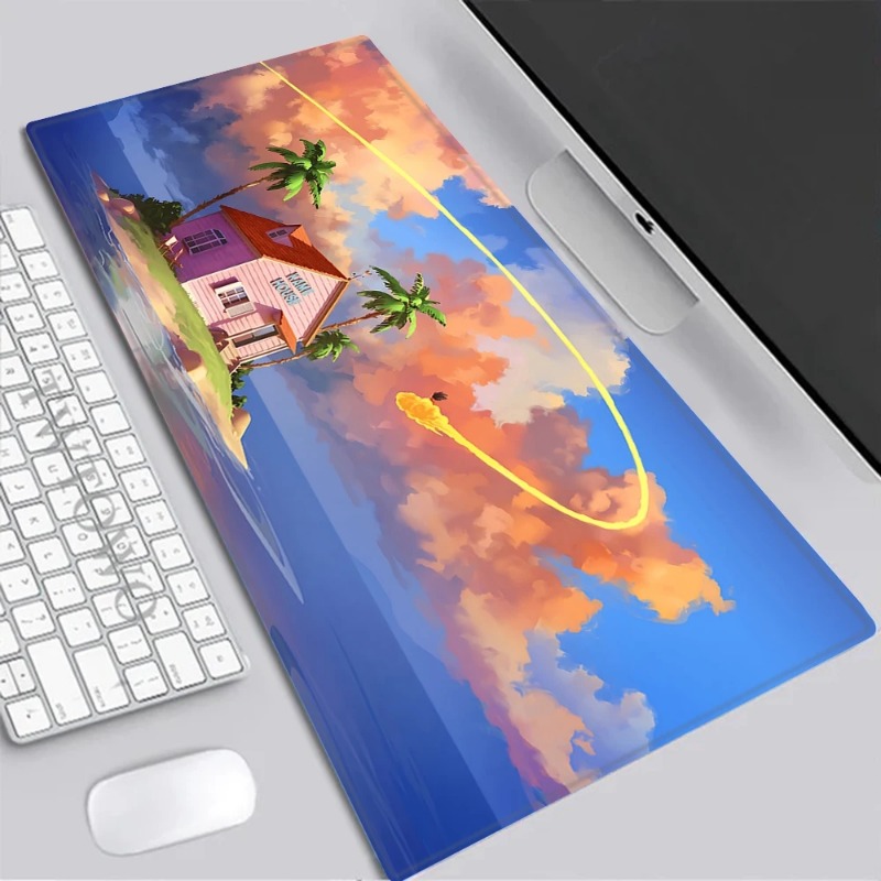 Desk Setup Essentials - Goku Dragons Mousepadler HD Baskı Bilgisayar