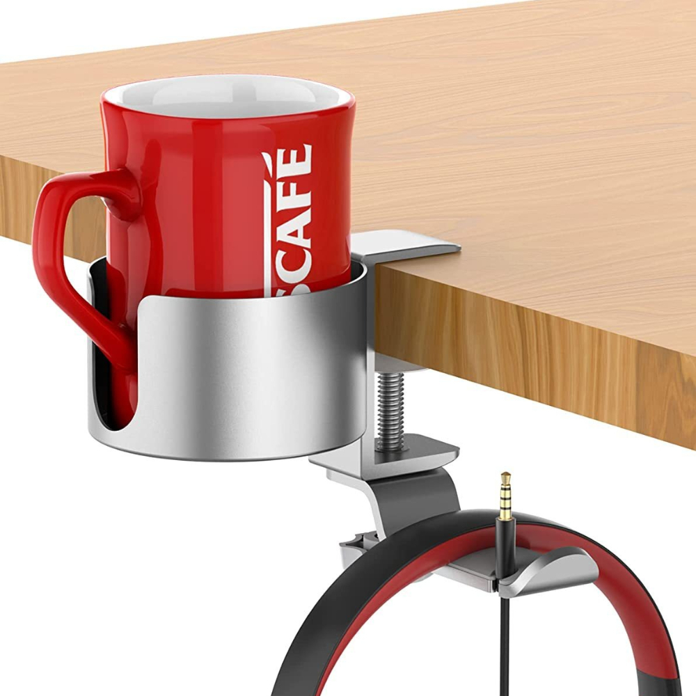 Desk Setup Design - 360 ° Döner Masaüstü Kulaklık Tutucu,