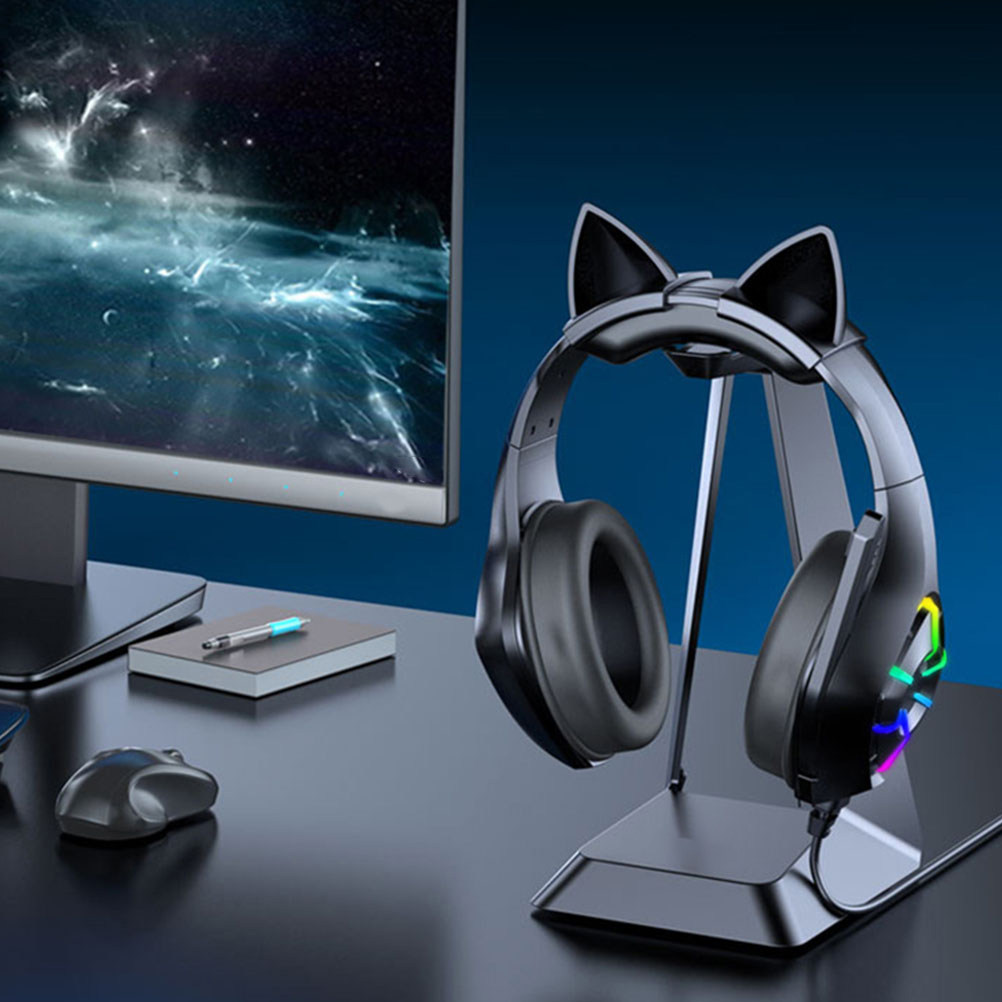 Desk Setup Headphones - Kulaklık Standı Oyun Masası Aksesuarı ABS