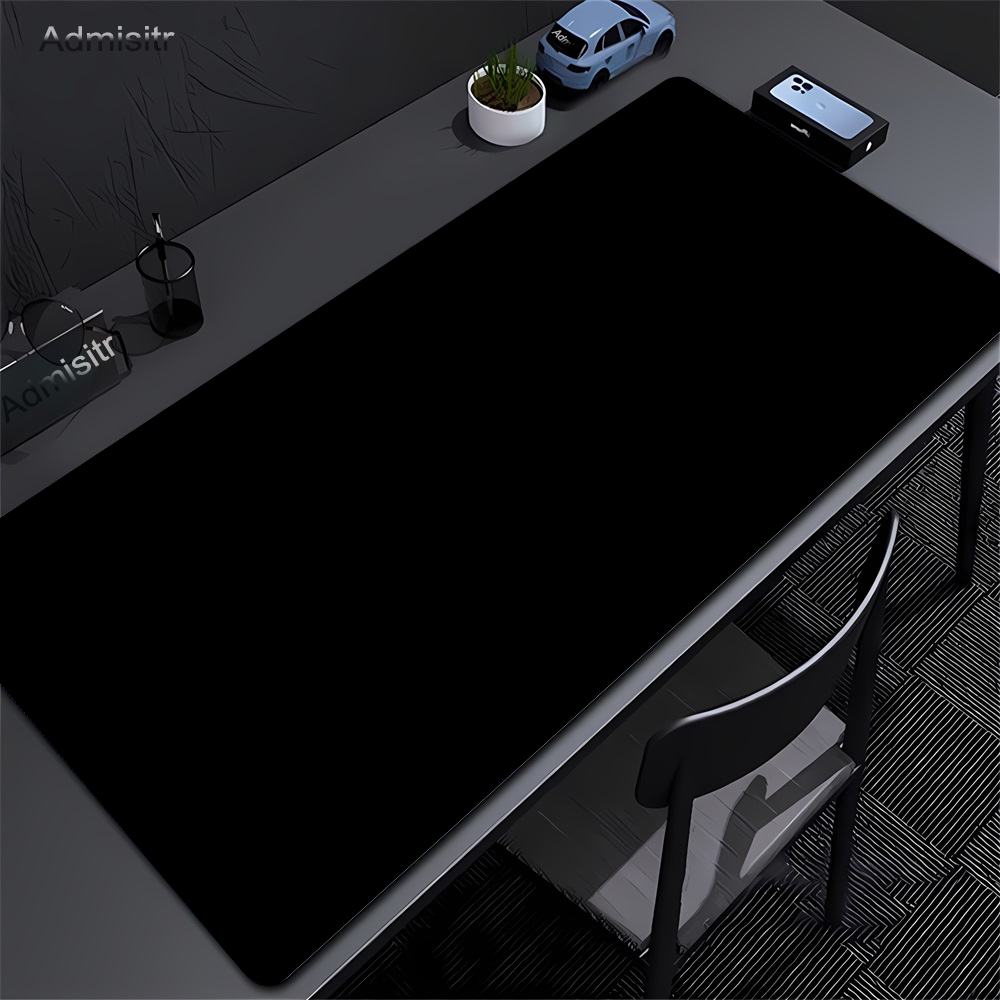 Desk Pad Leather Large - Büyük Siyah Mouse Pad Düz Renk