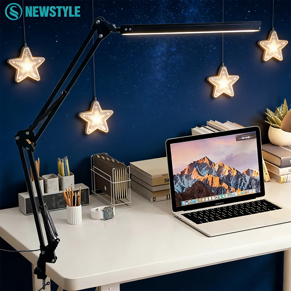 Desk Setup Computer - Göz Duyarlılığına Uygun LED Katlanabilir Metal