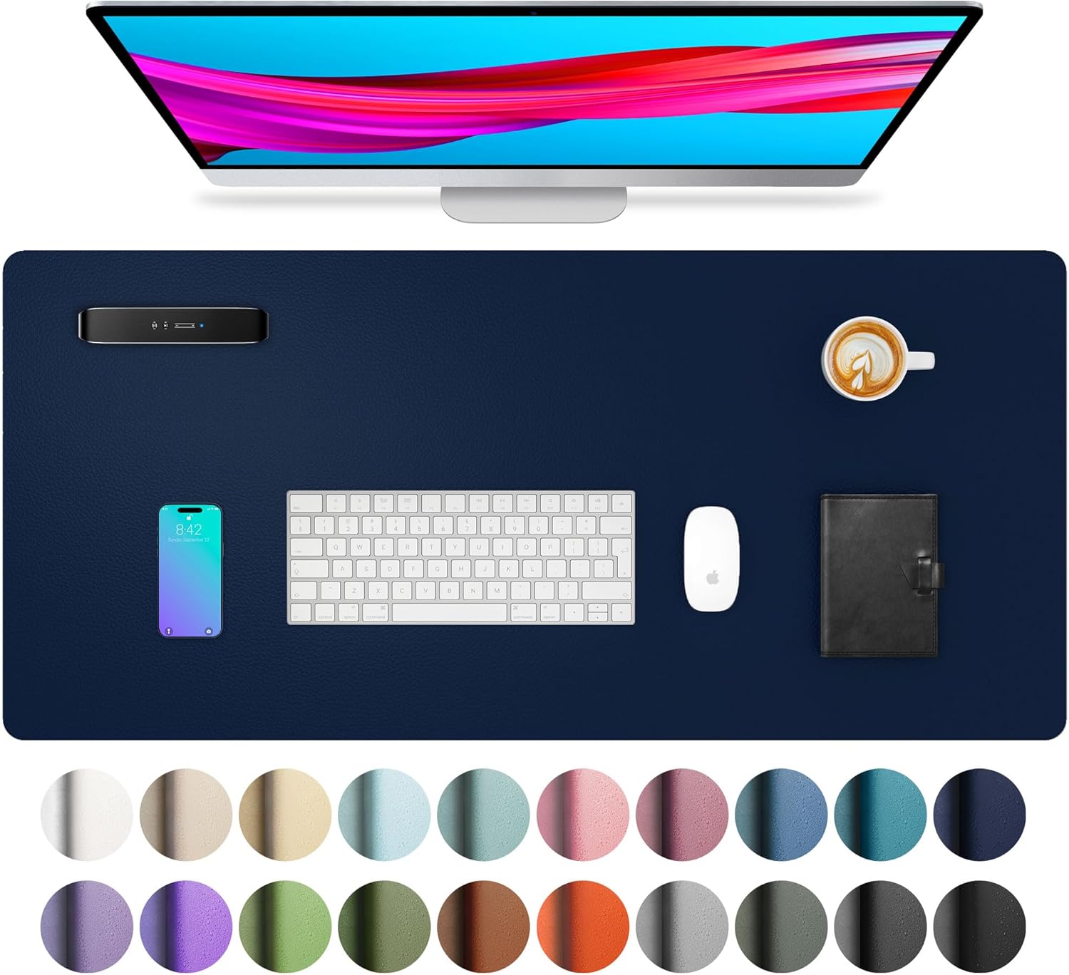 Desk Pad Protector, Office Des - Desk Pad Leather Large incelemesi ve fiyatı