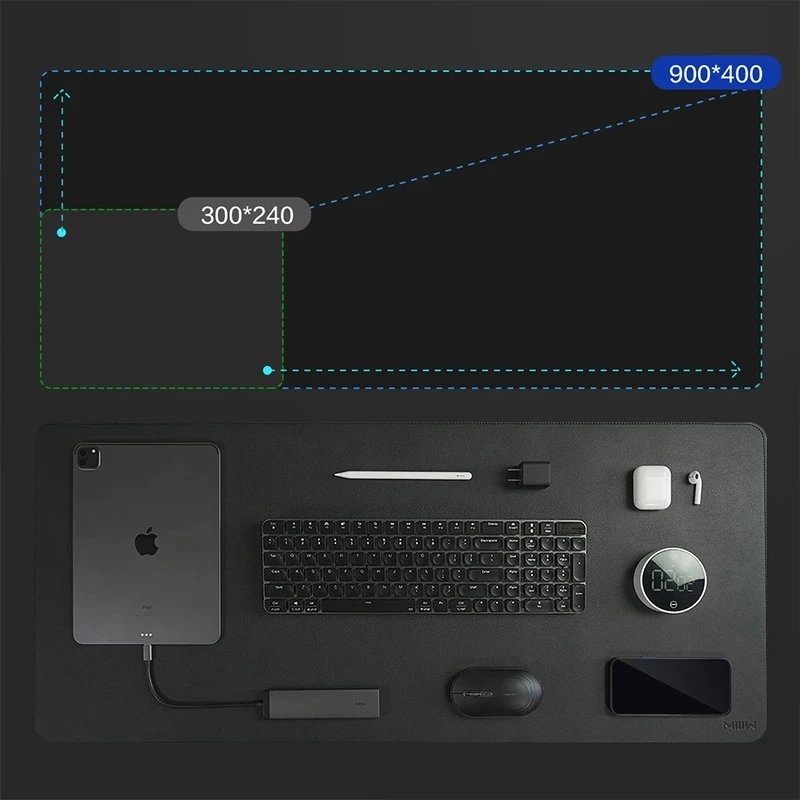 MIIIW büyük deri mantar Mouse  - Desk Pad Leather Large incelemesi ve fiyatı