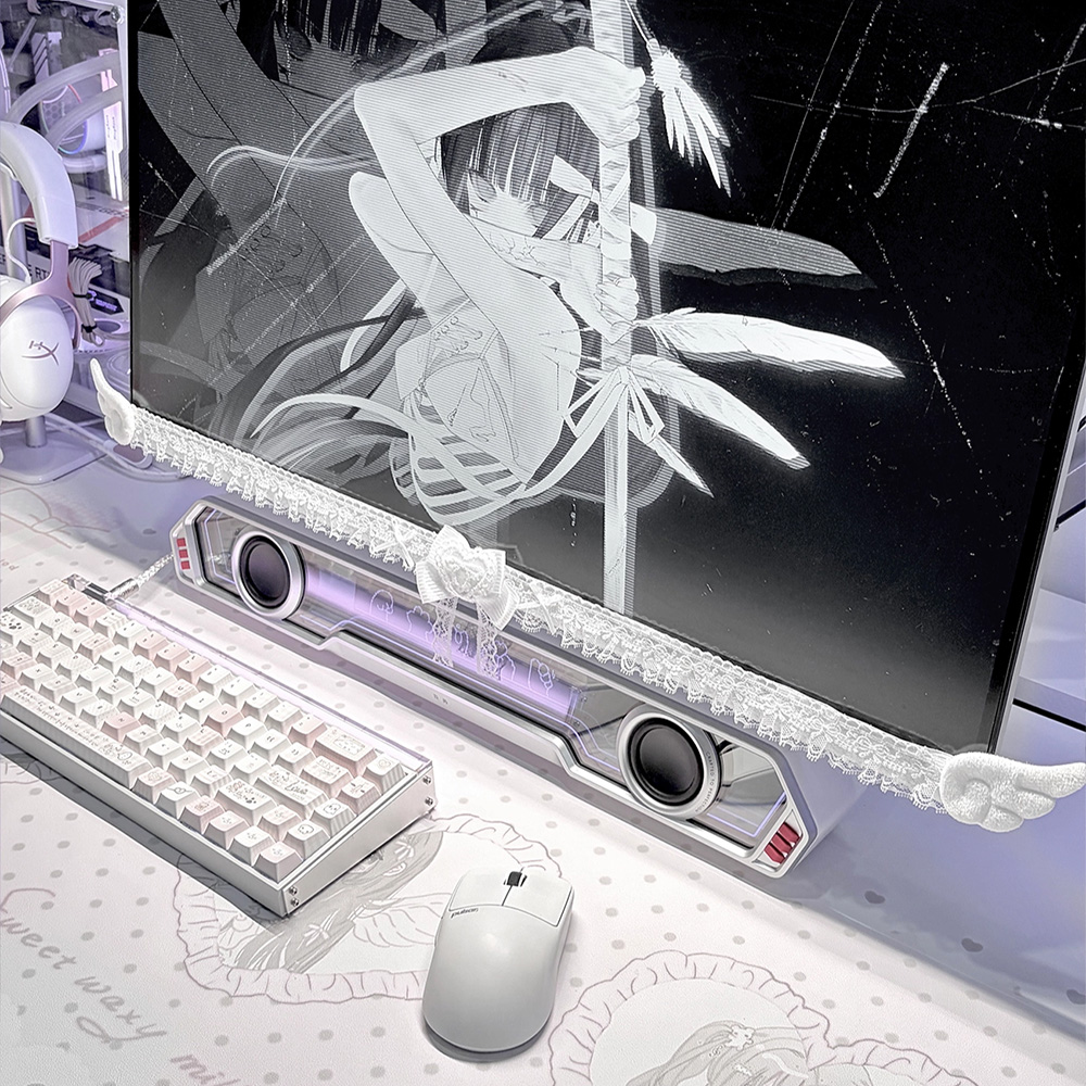 Kawaii Beyaz Dantel Monitör De - Desk Setup Design incelemesi ve fiyatı