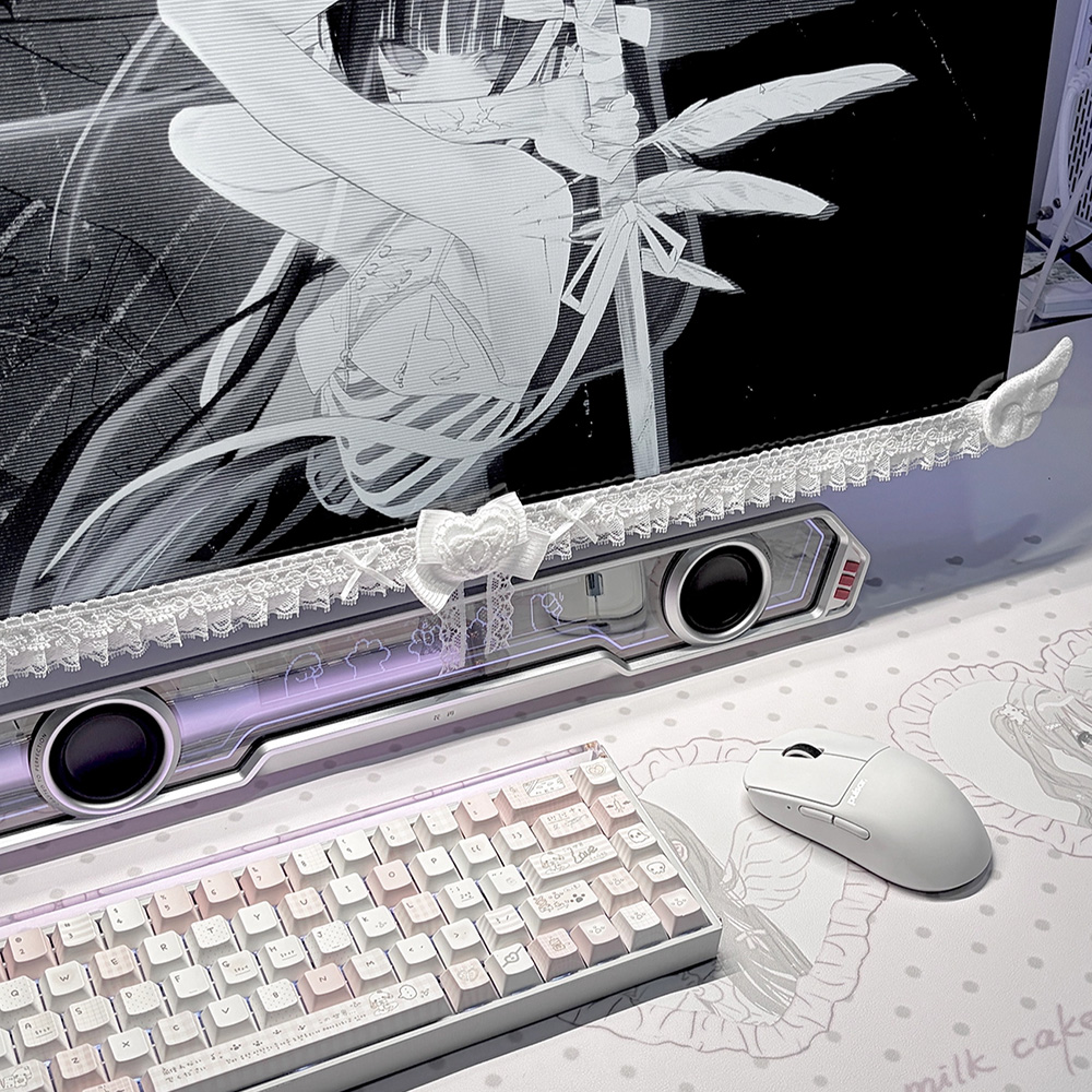 Kawaii Beyaz Dantel Monitör De - Desk Setup Design incelemesi ve fiyatı