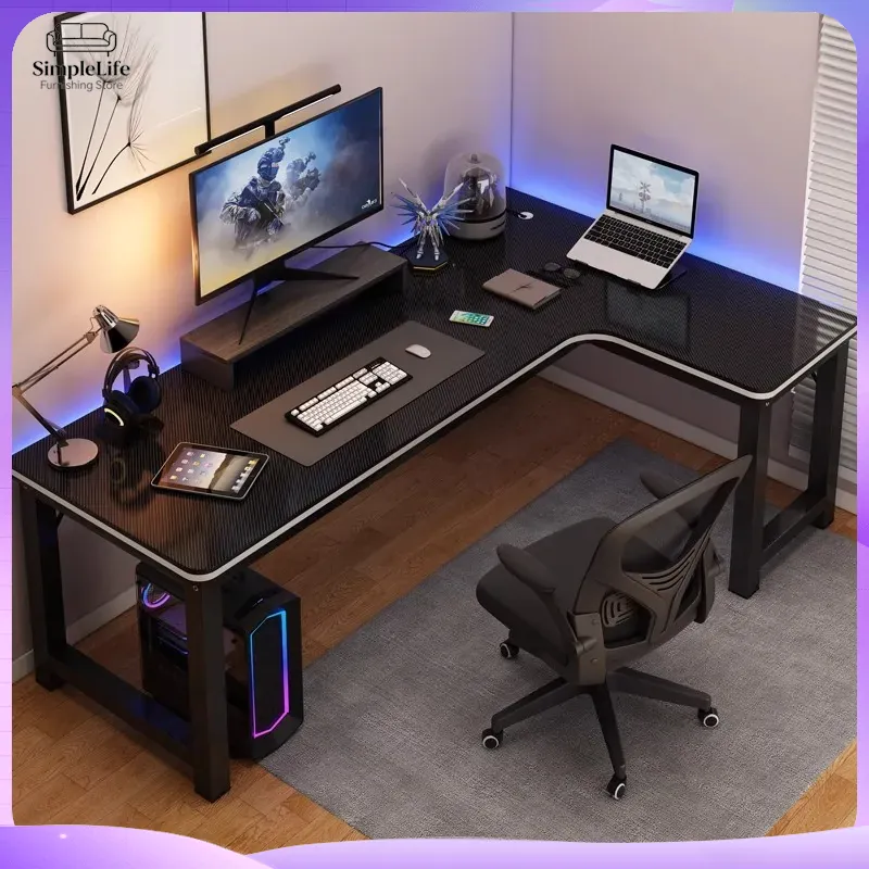 Köşe Oyun Masası Bilgisayar Ma - Desk Setup Monitor And Laptop incelemesi ve fiyatı