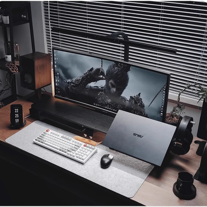 Ergonomik Masa Kurulumu için M - Desk Setup Monitor And Laptop incelemesi ve fiyatı