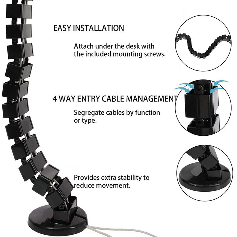 Kablo Düzenleyici Kablo Kanalı - Desk Setup Clean incelemesi ve fiyatı