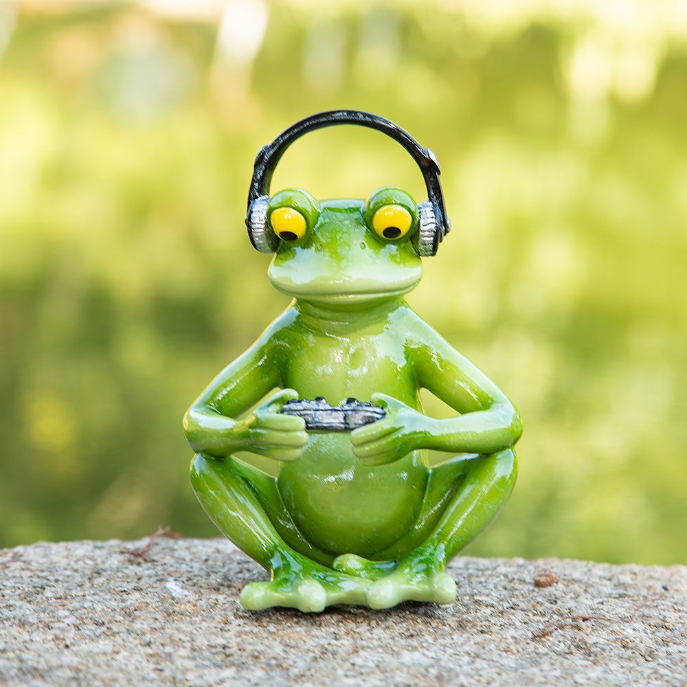 Komik Oyun Kurbağa Heykeli Kul - Desk Setup Headphones incelemesi ve fiyatı