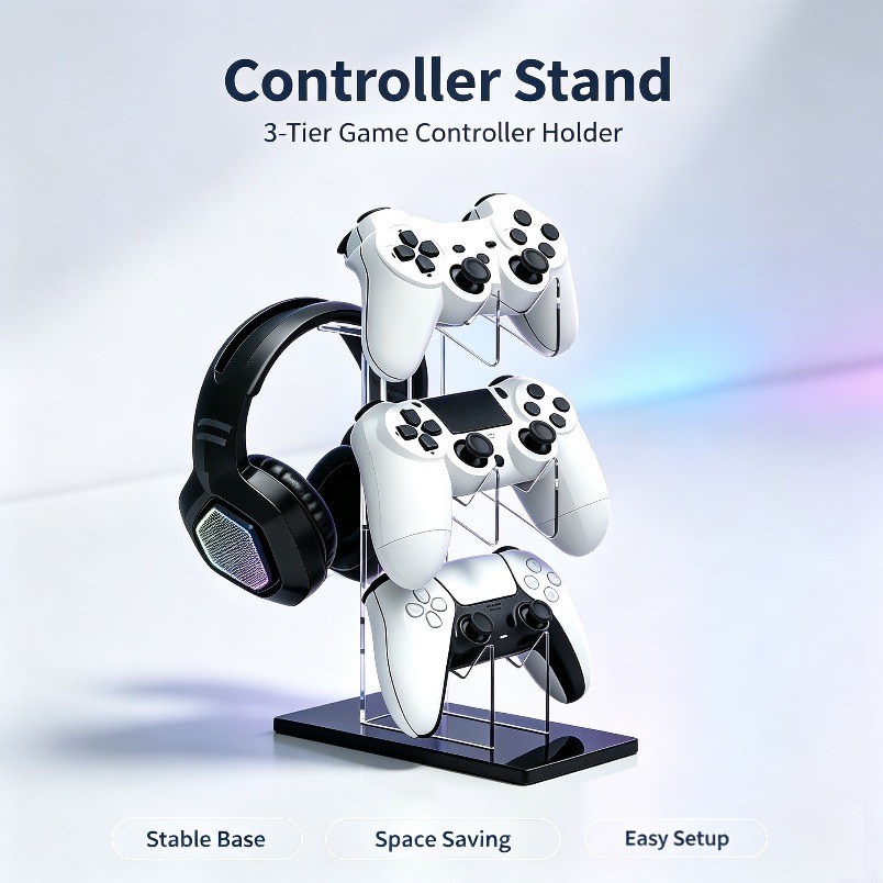 Oyun Depolama Rafı 3 Katmanlı  - Desk Setup Headphones incelemesi ve fiyatı