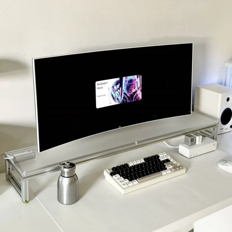 Alüminyum Monitör Standı Akril - Desk Setup Monitor And Laptop incelemesi ve fiyatı