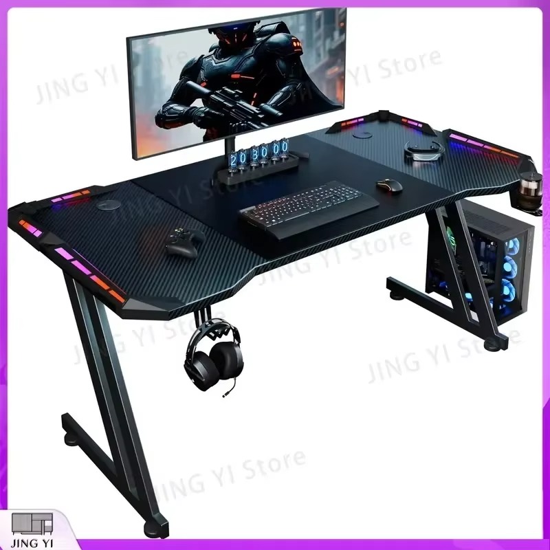 LED Işıklı Oyun Masası, Karbon - Desk Setup Headphones incelemesi ve fiyatı