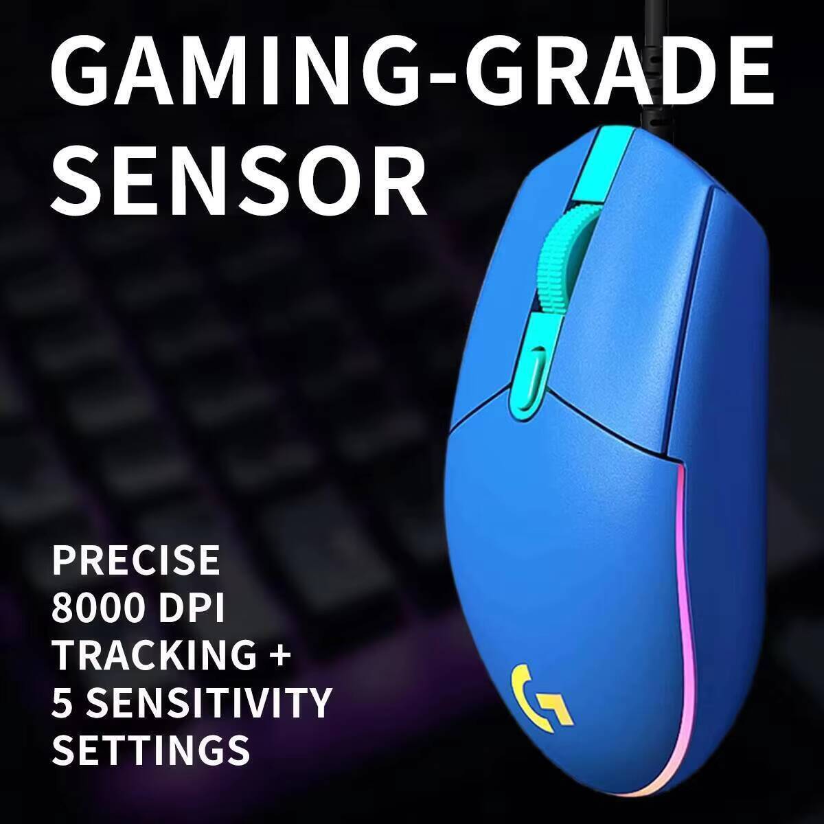 Logitech G203 Prodigy Kablolu  - Logitech Mouse G203 incelemesi ve fiyatı