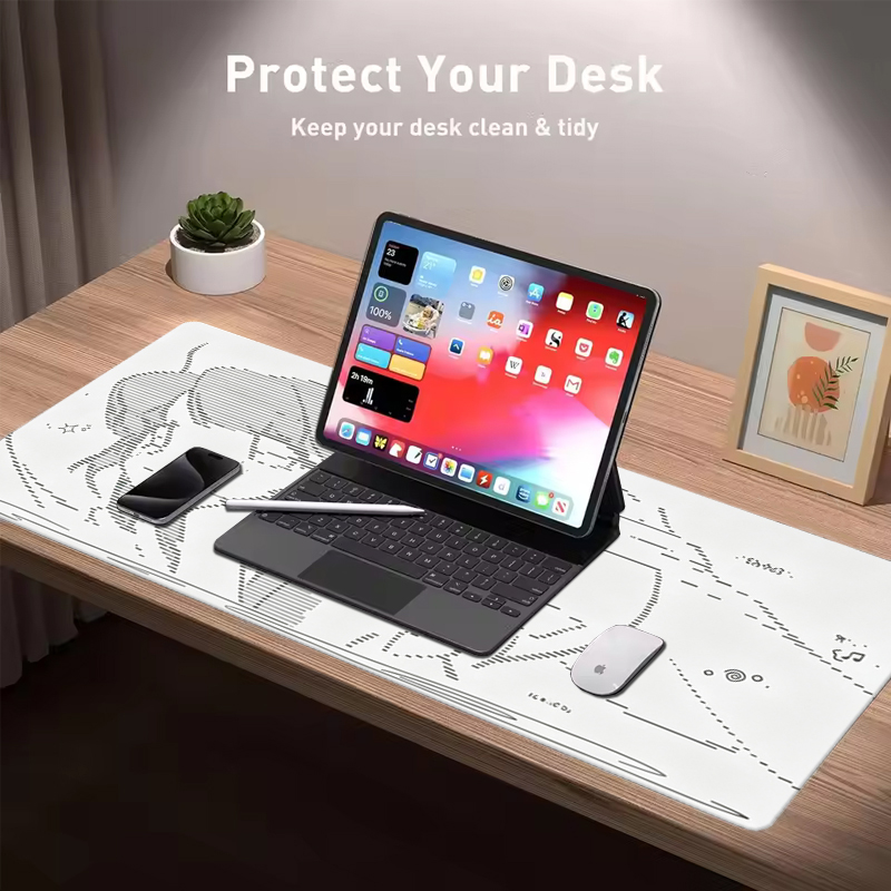 1 adet deri Mouse Pad Anime me - Desk Pad Leather Large incelemesi ve fiyatı